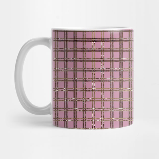 golden light pink lattice abstract pattern face mask light pink mask by designsbyxarah